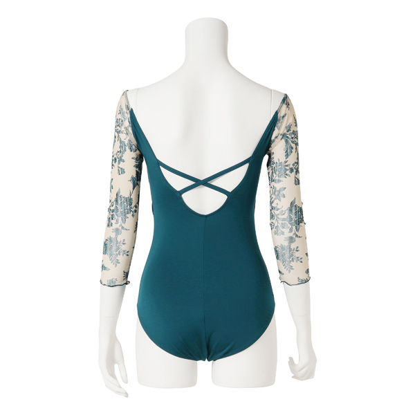 emerald green leotard